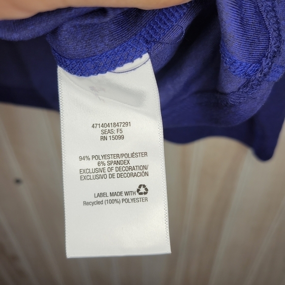 NordicTrack Men’s Long Sleeve Shirts - Blue & Purple, set of 2 - Picture 7 of 11